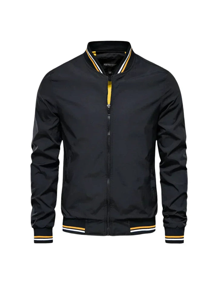 Arlo | Contrast Detail Bomber Jacket