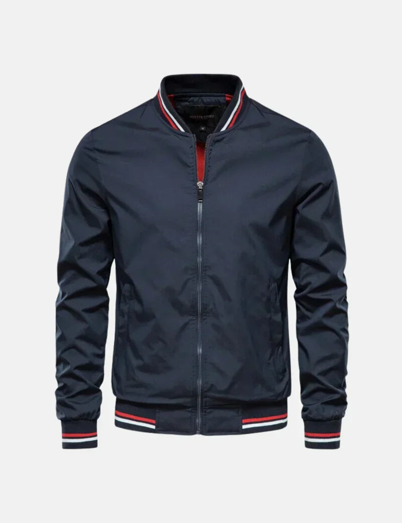 Arlo | Contrast Detail Bomber Jacket