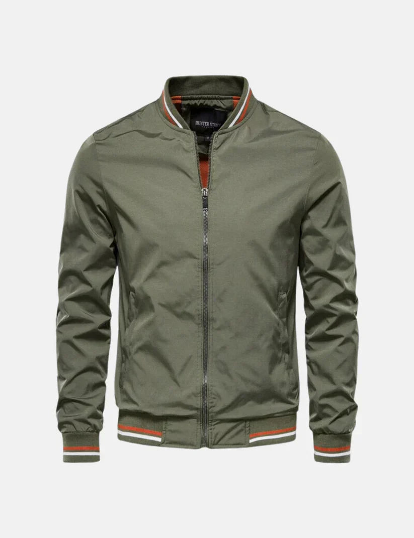 Arlo | Contrast Detail Bomber Jacket