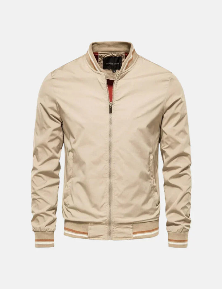 Arlo | Contrast Detail Bomber Jacket