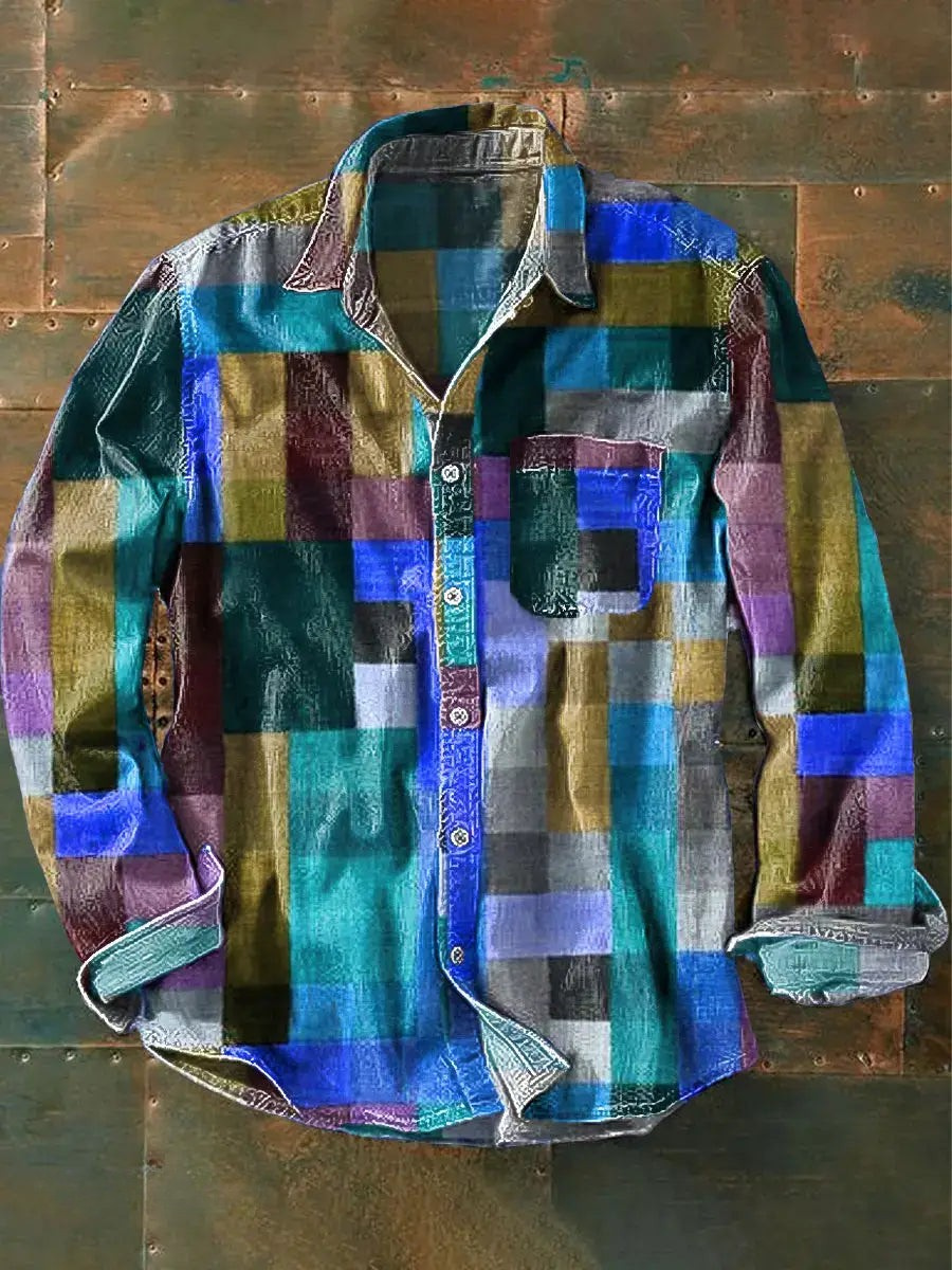 Zach | Casual Multi Tone Shirt
