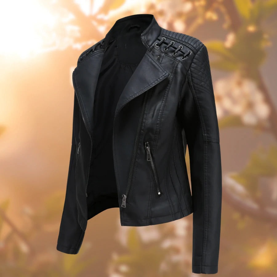 Delilah | Classic Leather Jacket