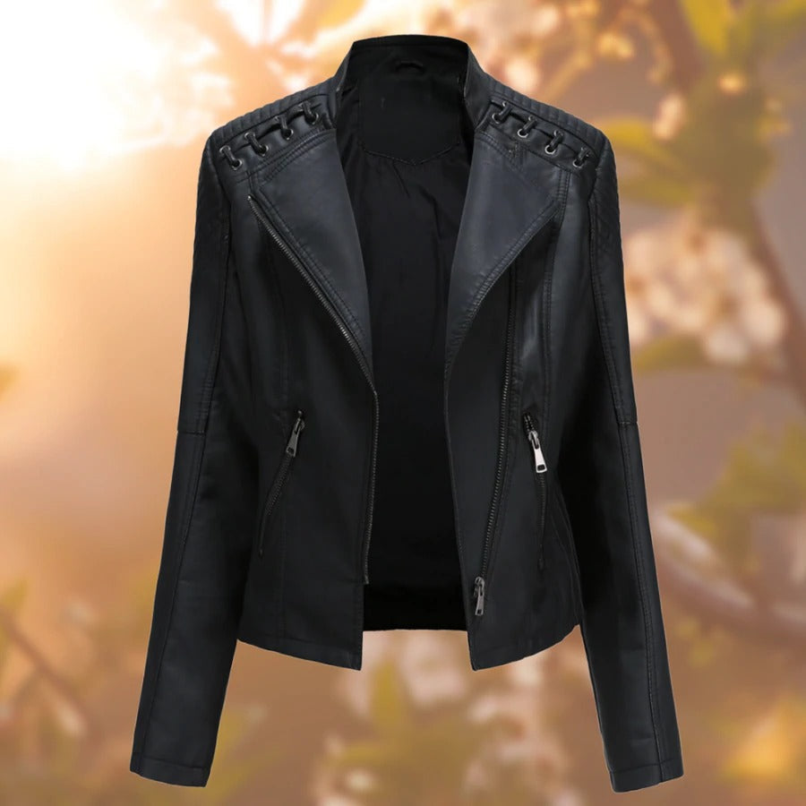 Delilah | Classic Leather Jacket