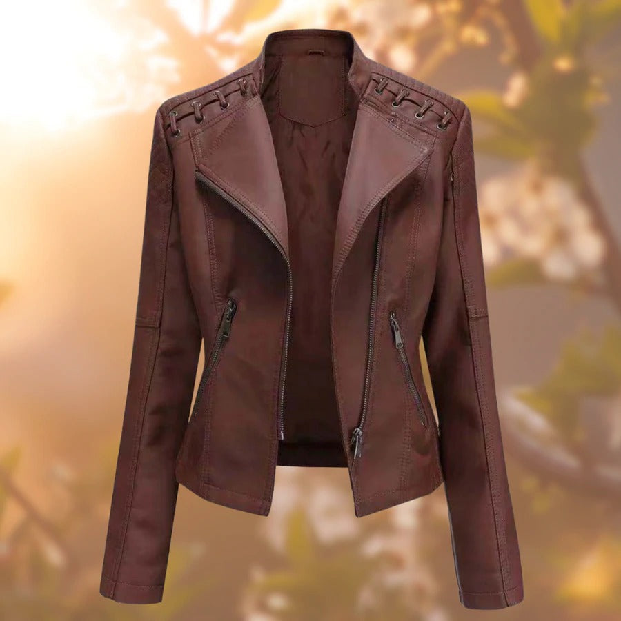 Delilah | Classic Leather Jacket