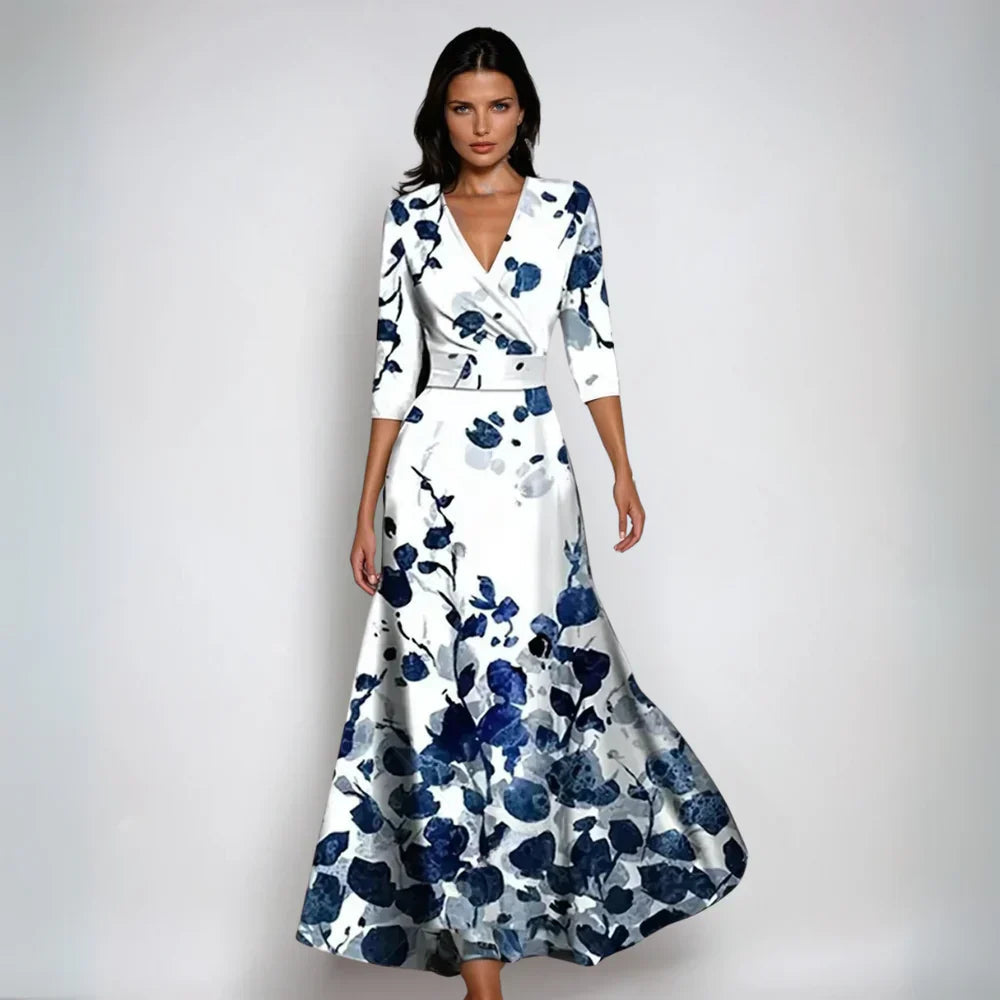 Emily | Floral Wrap Maxi Dress