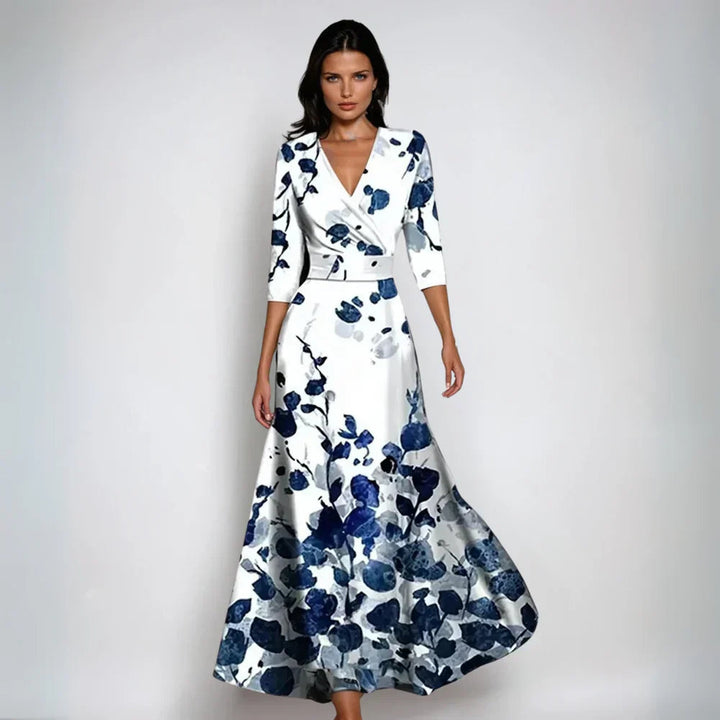 Emily | Floral Wrap Maxi Dress