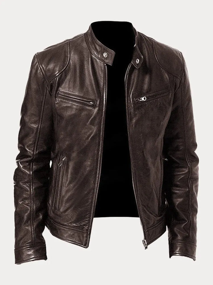 Ethan | Classic Leather Jacket